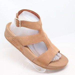 Fitflop Arena Leather Ankle Strap Sandals Sz 9